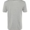 Gray Men's Basic Slim Crew Neck Short Sleeve T-Shirt