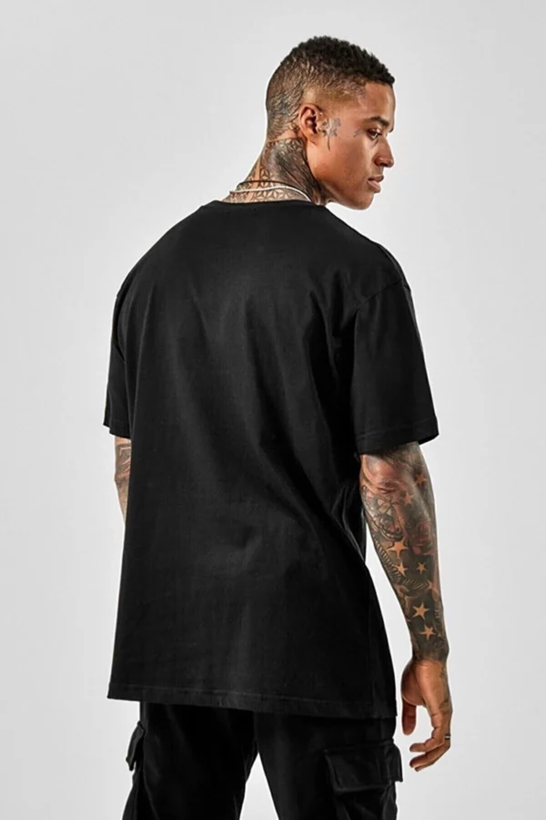 Oversize T-shirt New York Print Black