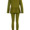 Ethio.Shop Dark Green Knitted Pajama Set