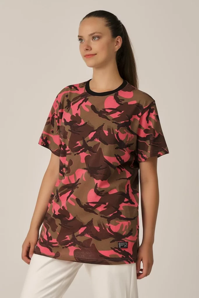 Ethio Shop Camouflage Patterned Oversize T-shirt