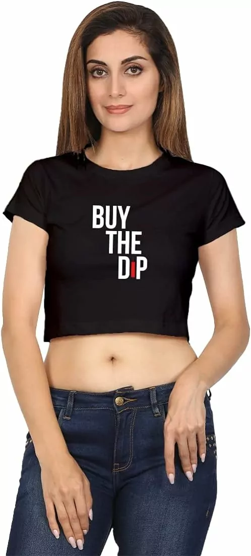 Printed Top Crop T-shirt